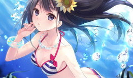 动漫泳装图片,动漫角色魅力瞬间